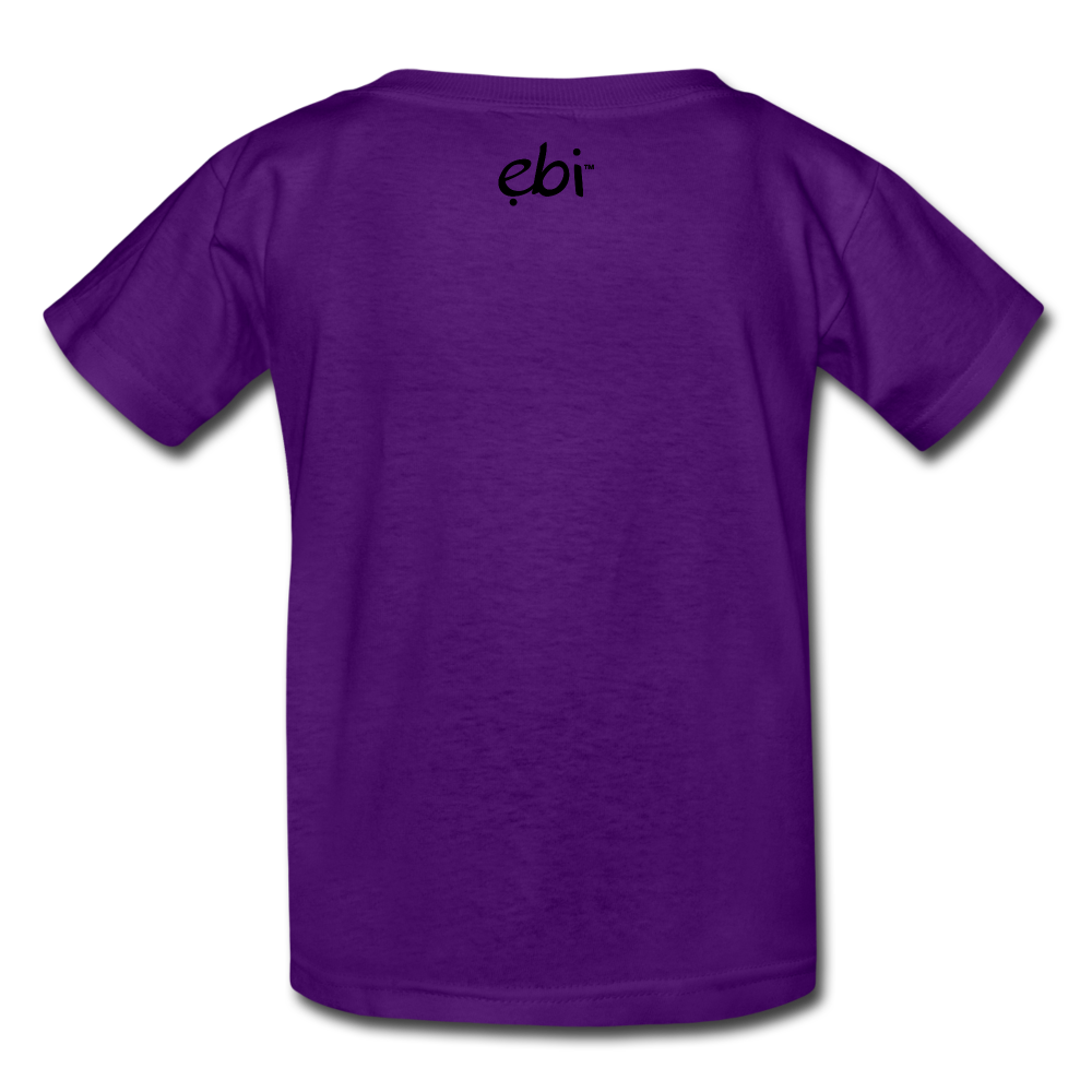 Princess to a Queen (Girl's T-Shirt) - purple