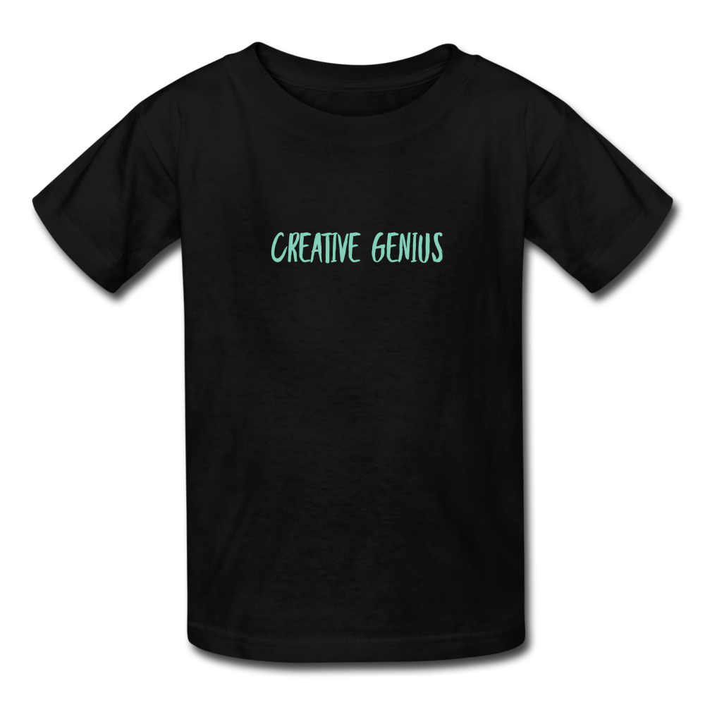 Creative Genius (Kids' T-Shirt) - black