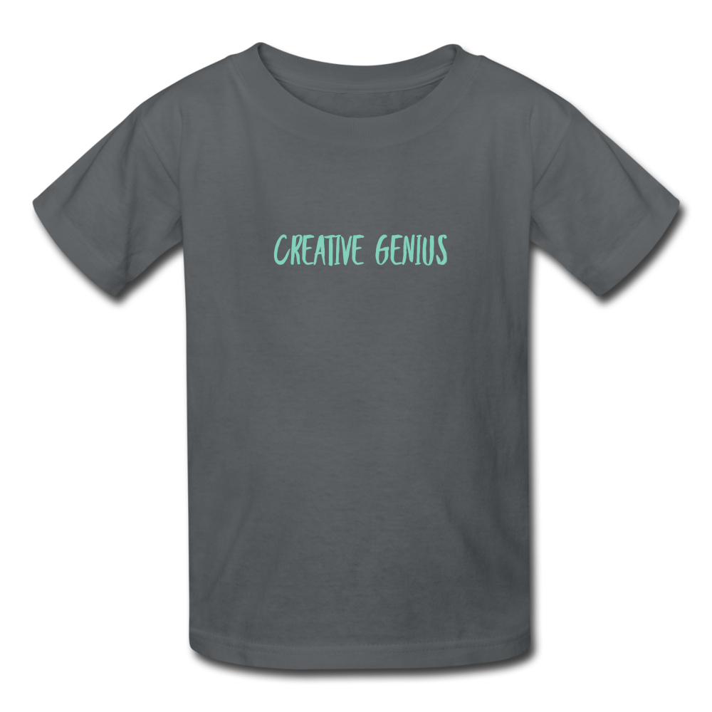Creative Genius (Kids' T-Shirt) - charcoal