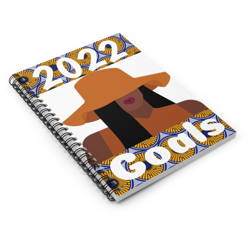 2022 Goals Spiral Notebook - Ruled Line
