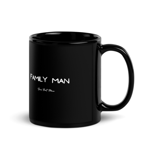 Family Man (Black Glossy Mug)
