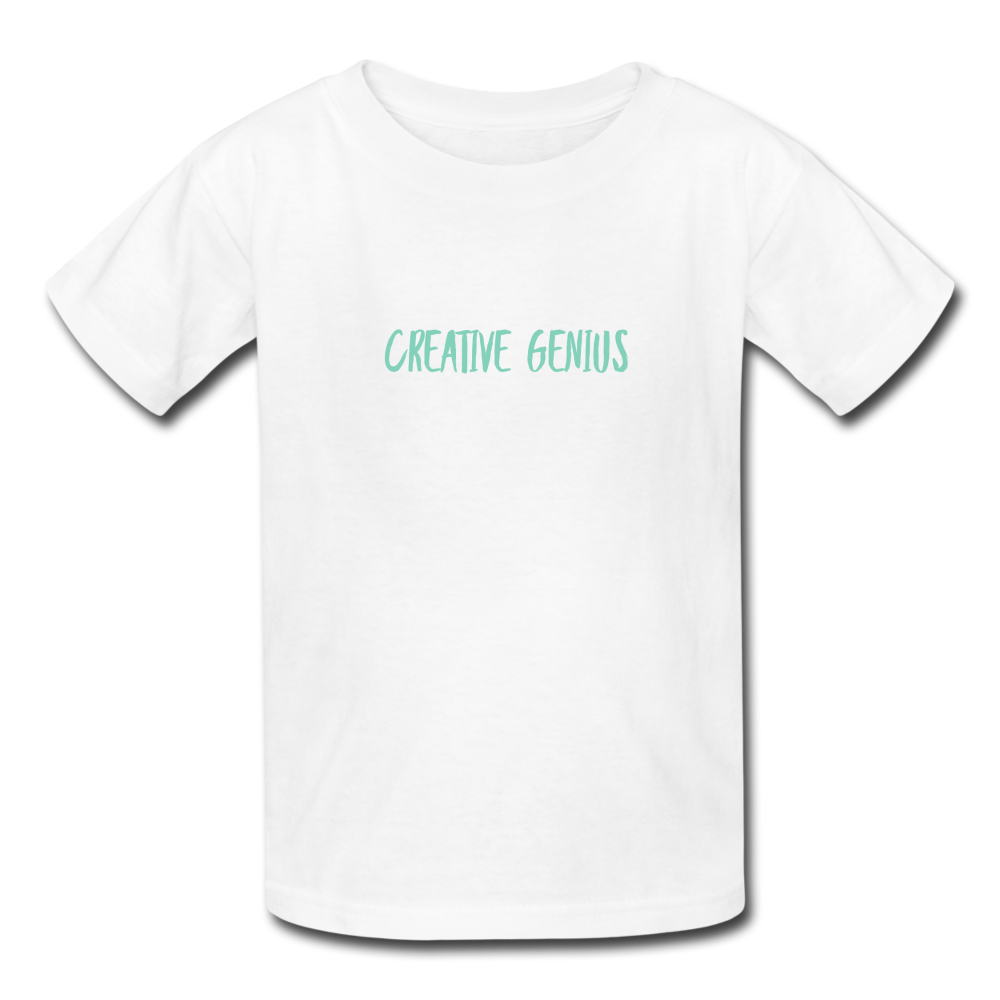 Creative Genius (Kids' T-Shirt) - white