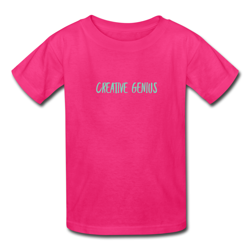Creative Genius (Kids' T-Shirt) - fuchsia