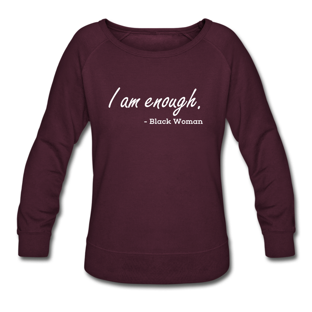 I am enough. - plum