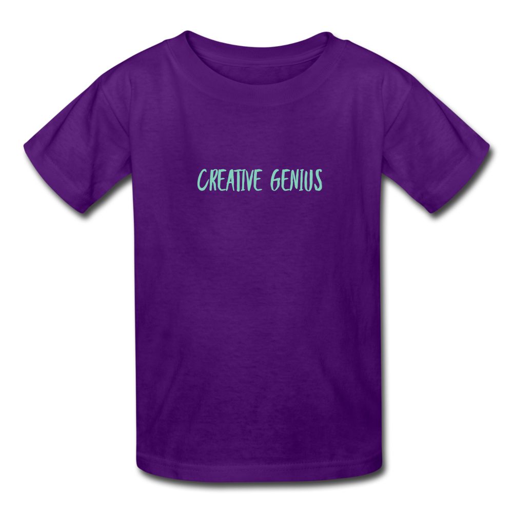 Creative Genius (Kids' T-Shirt) - purple
