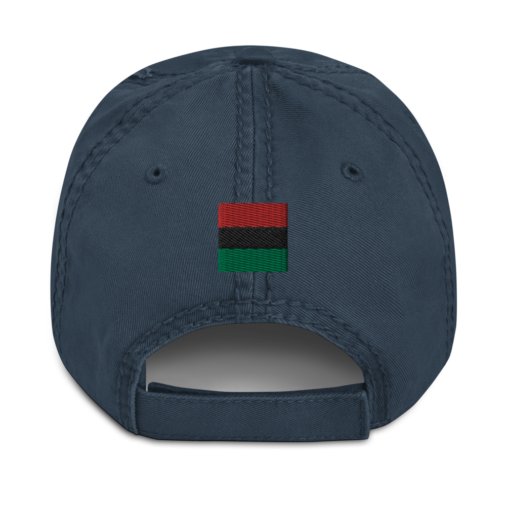 Black Wealth (Distressed Dad Hat)