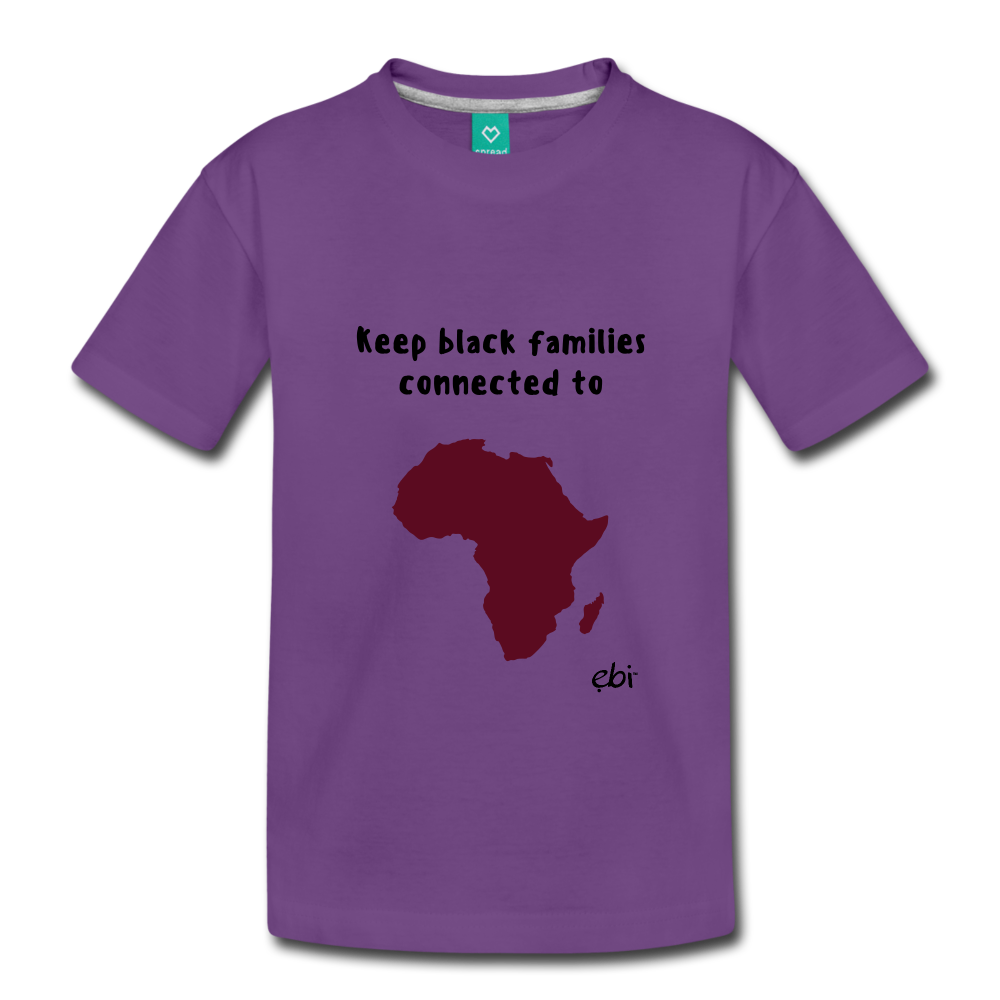 Keep Black Families Connected (Toddler T-Shirt) - purple