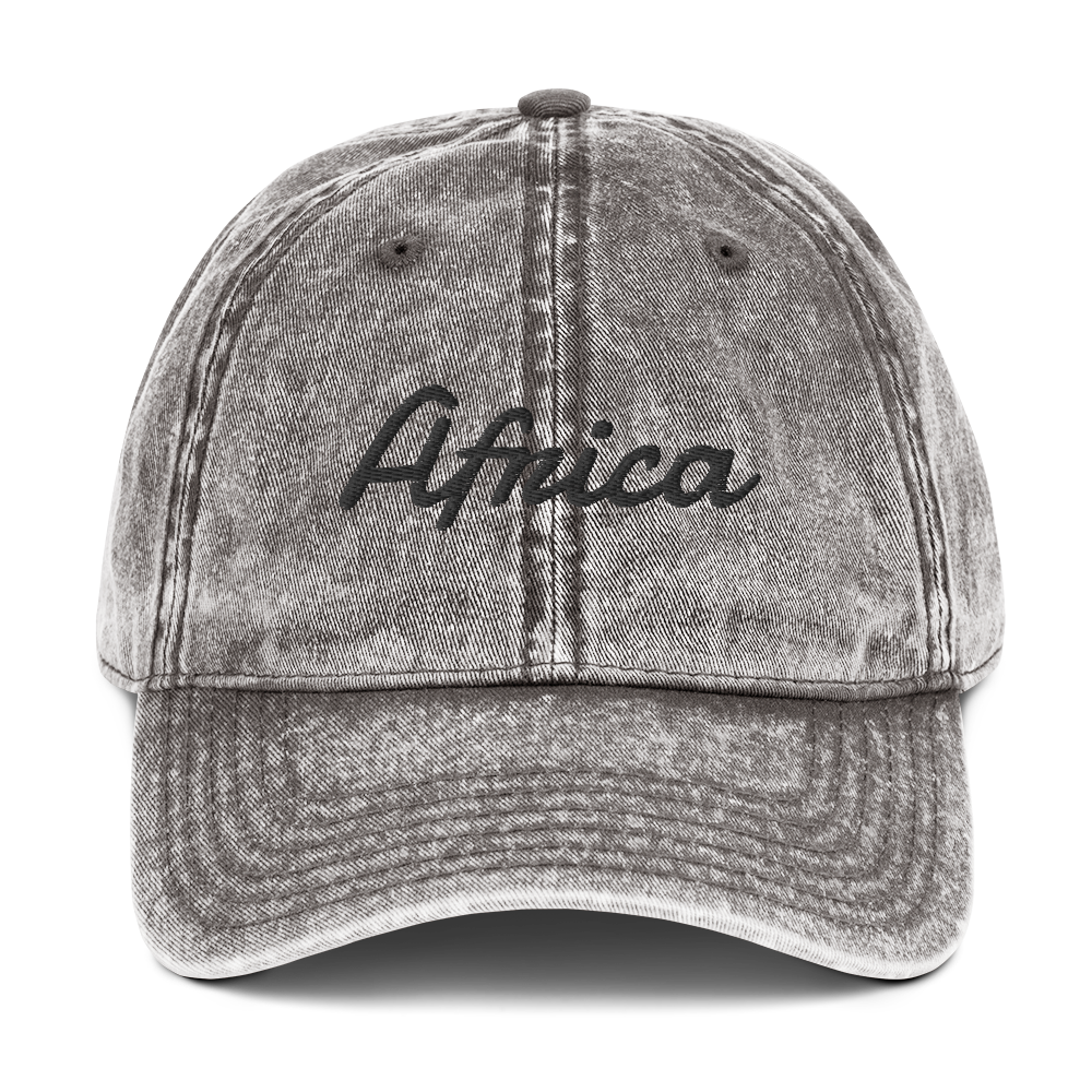 Africa (Vintage Cotton Twill Cap)