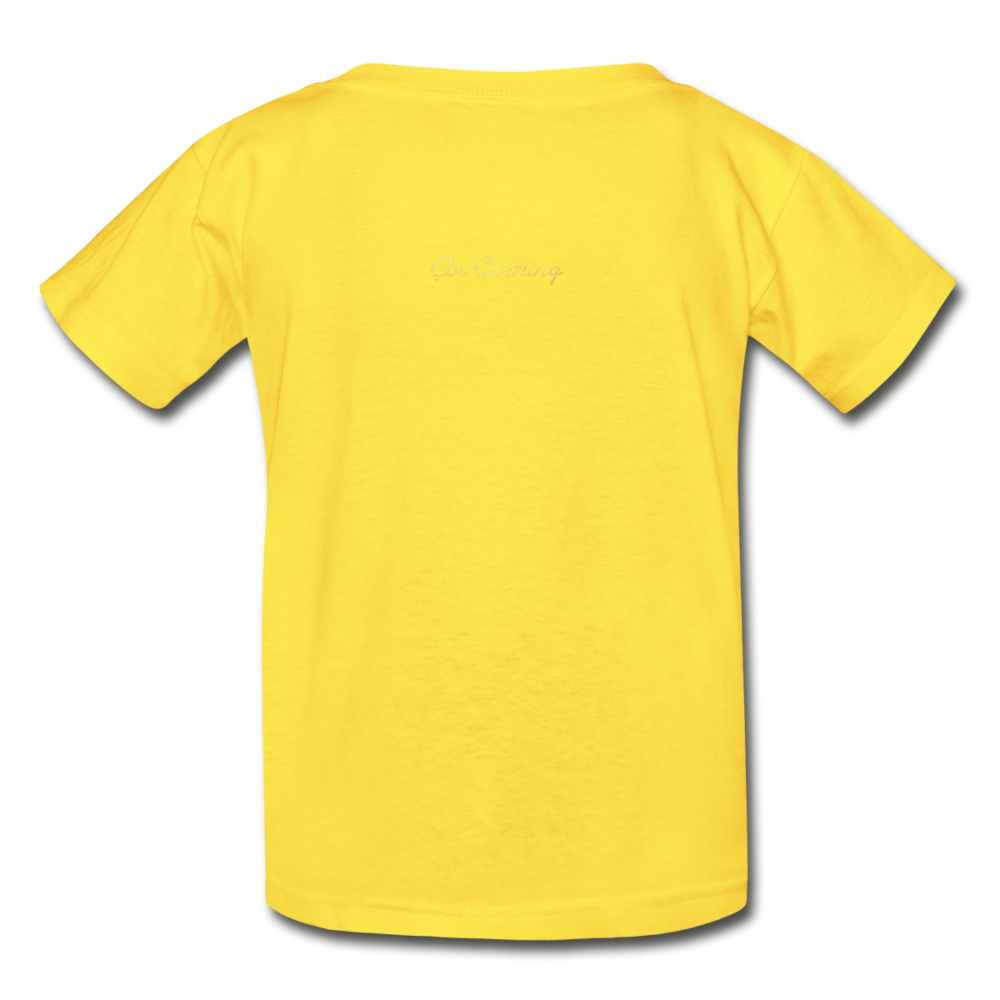 I Love Myself (Hanes Youth Tagless T-Shirt) - yellow