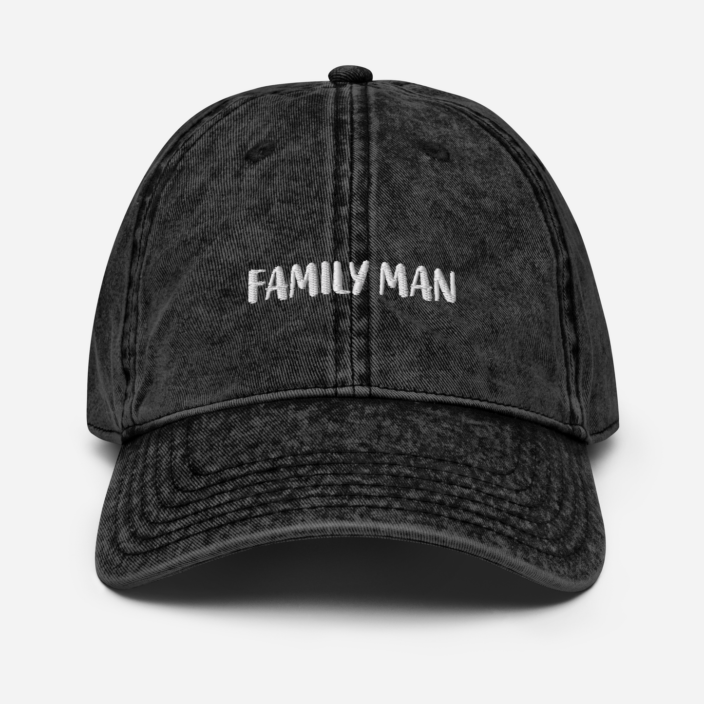 Family Man Vintage Cotton Twill Cap