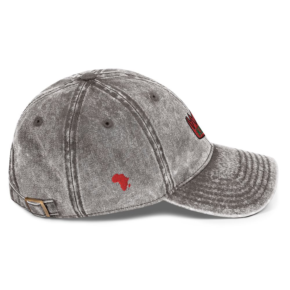 Vintage Cotton Twill Cap (3D Embroidered Logo - Front)